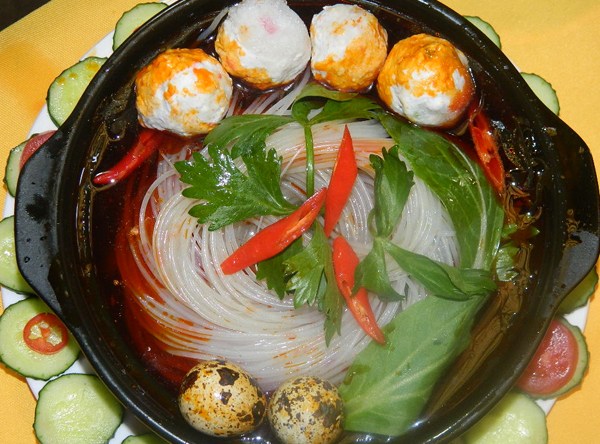 砂锅虾丸